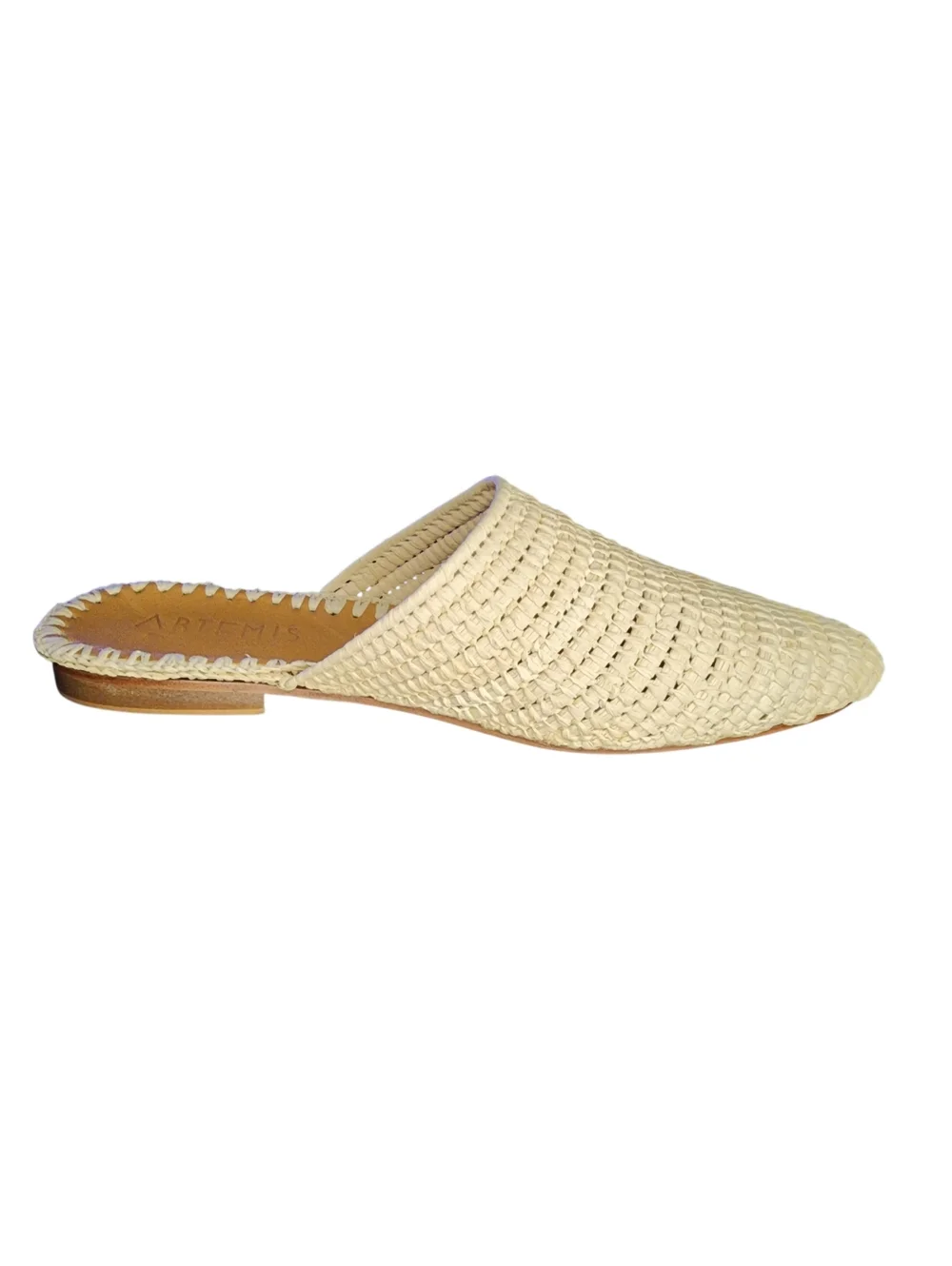 NWT Artemis Raffia Babouches Mules Natural, Womens 9 - Picture 6 of 9